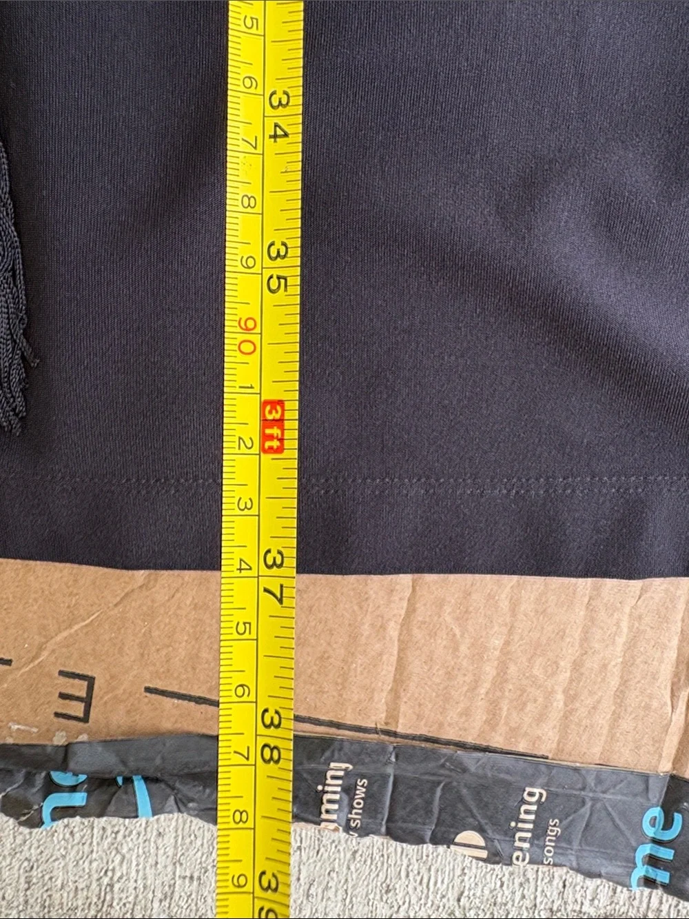 Black Fringe-Front Women's Dress - Brand:Emaline
